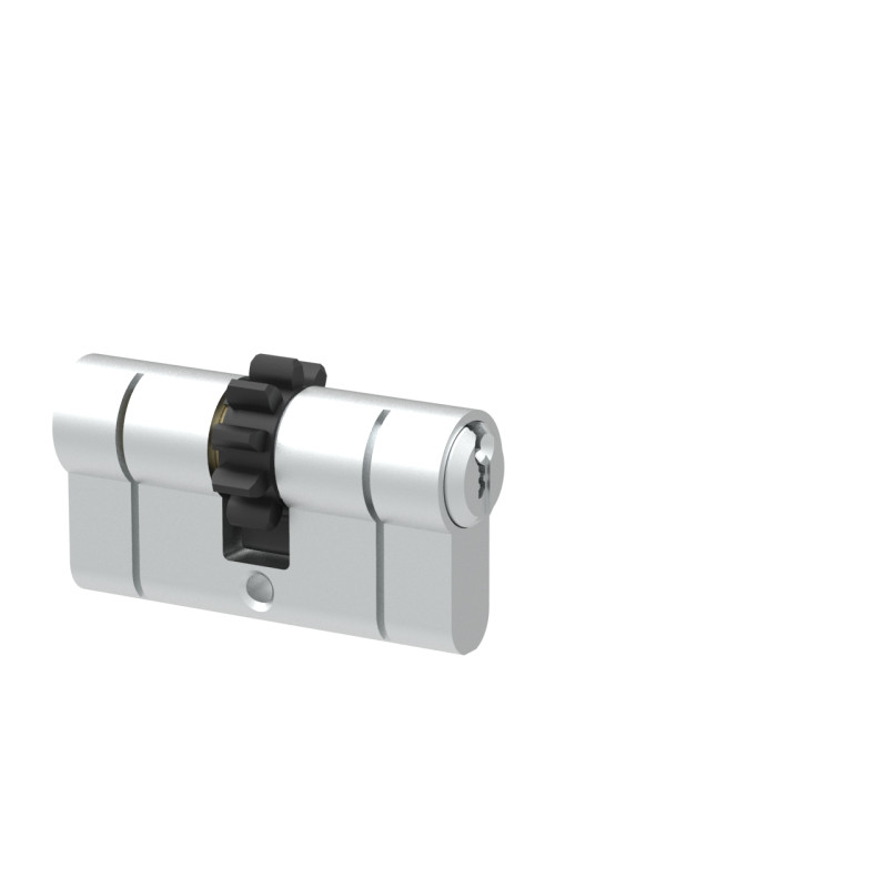 Wkładka Łucznik B profil E6 35-45 satyna zębatka (4 klucze)